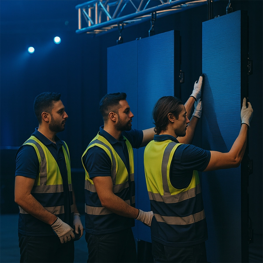 شاشات العرض والـ LED